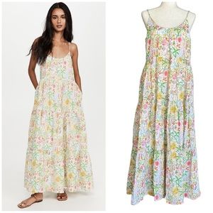 Roller Rabbit Colorful Floral Maxi Dress